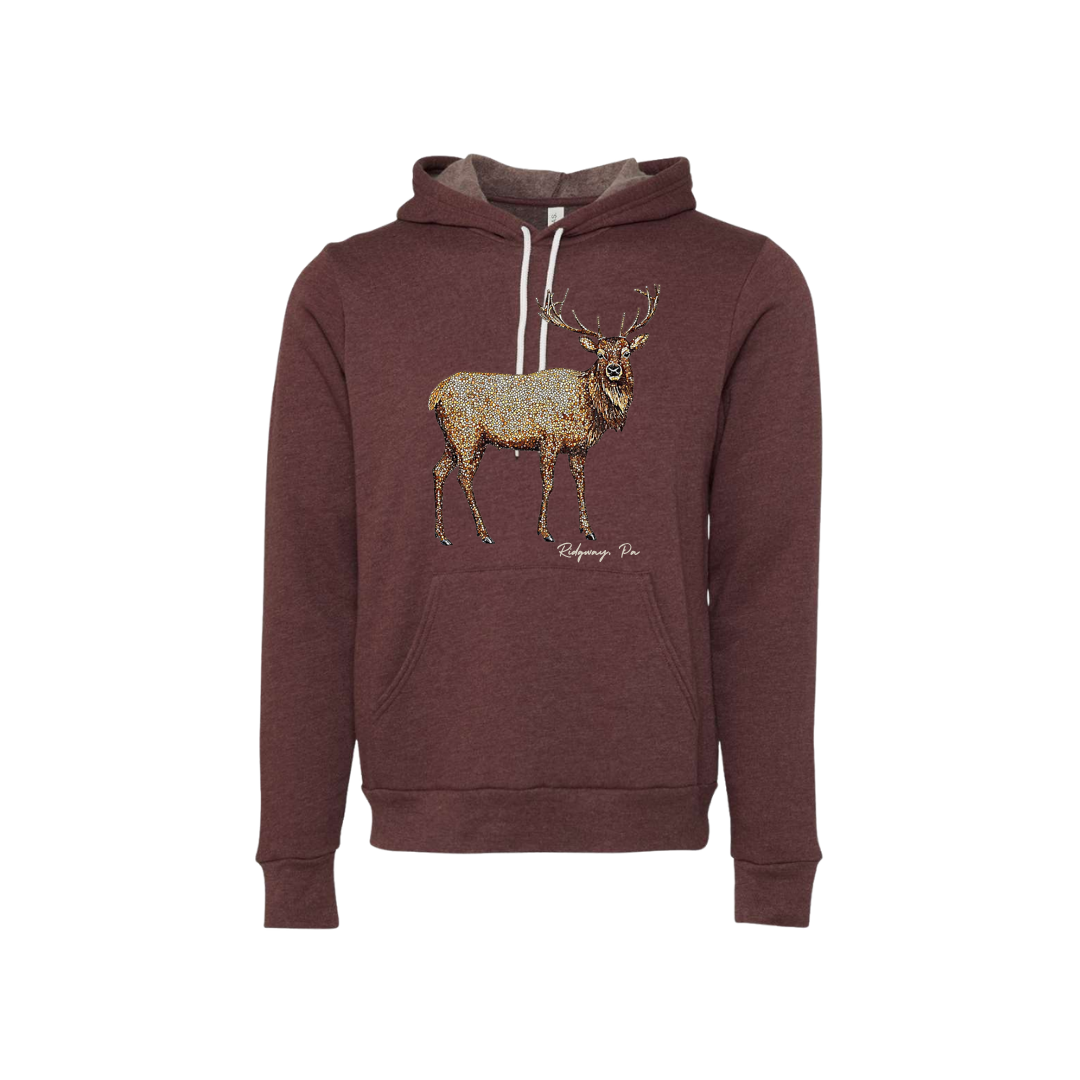 BELLA + CANVAS Unisex Sponge Fleece Hoodie Sweatshirt