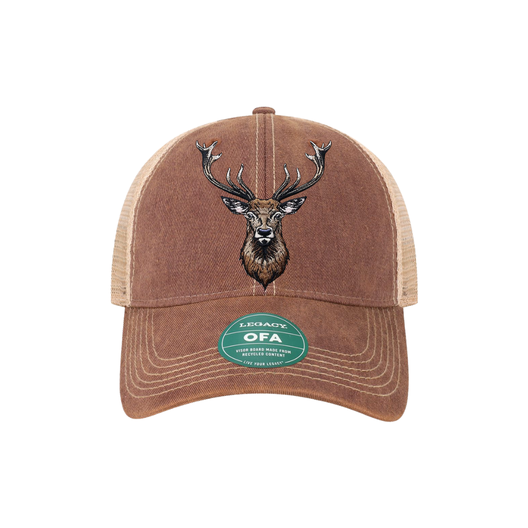 Elk Head Trucker Hat