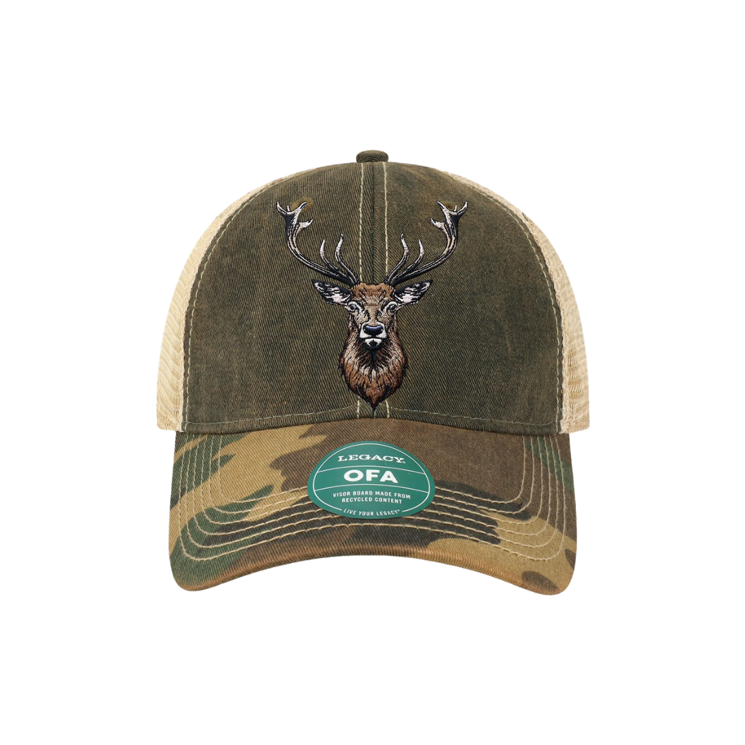 Elk Head Trucker Hat